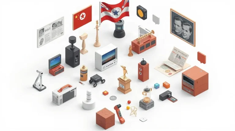 Hero illustration for the article “Contrasting Sots Art and Moscow Conceptualism: A Deep Dive”