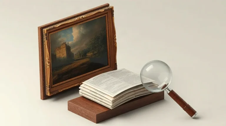 Hero illustration for the article “How Museum Provenance Research Shapes Art Ownership”