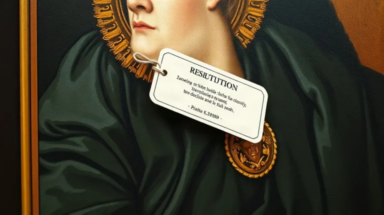 Hero illustration for the article “How Restitution Claims Shape Museum Practices”