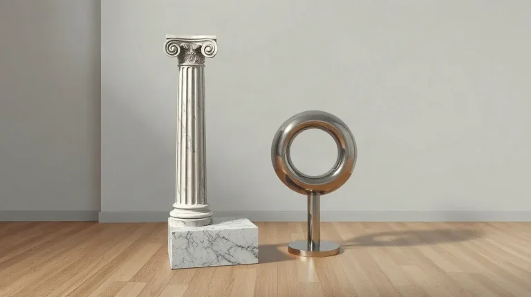 Hero illustration for the article “Neoclassicism: Its Principles and Impact on Sculpture and”