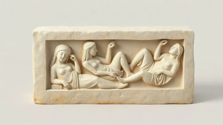 Hero illustration for the article “New York Returns 36 Looted Syrian Artifacts, Palmyra Reliefs”