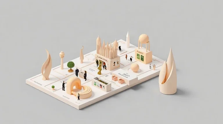 Hero illustration for the article “Frieze Abu Dhabi Debuts Curatorial Program and Exhibitors”