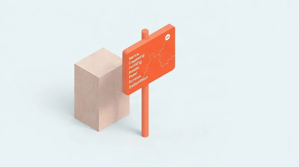 Hero illustration for the article “Testing Exhibition Graphics with Visitors”