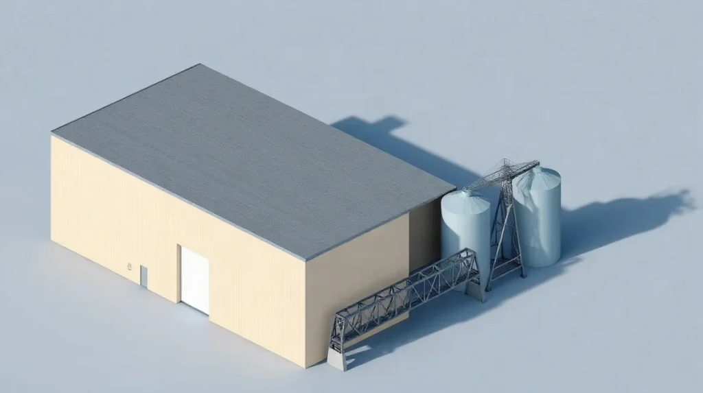 Hero illustration for the article “Precisionism: Factories and the Machine Age”
