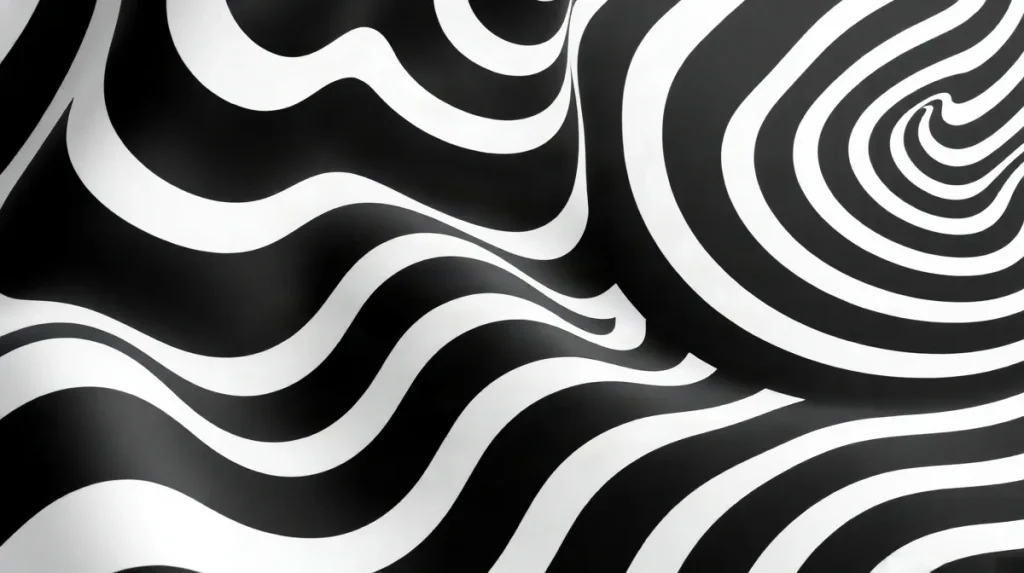 Hero illustration for the article “Optical Art's Techniques for Creating Visual Movement”