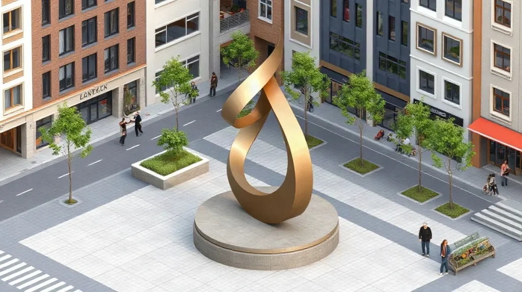 Hero illustration for the article “How Skulptur Projekte Münster Redefines Public Sculpture”