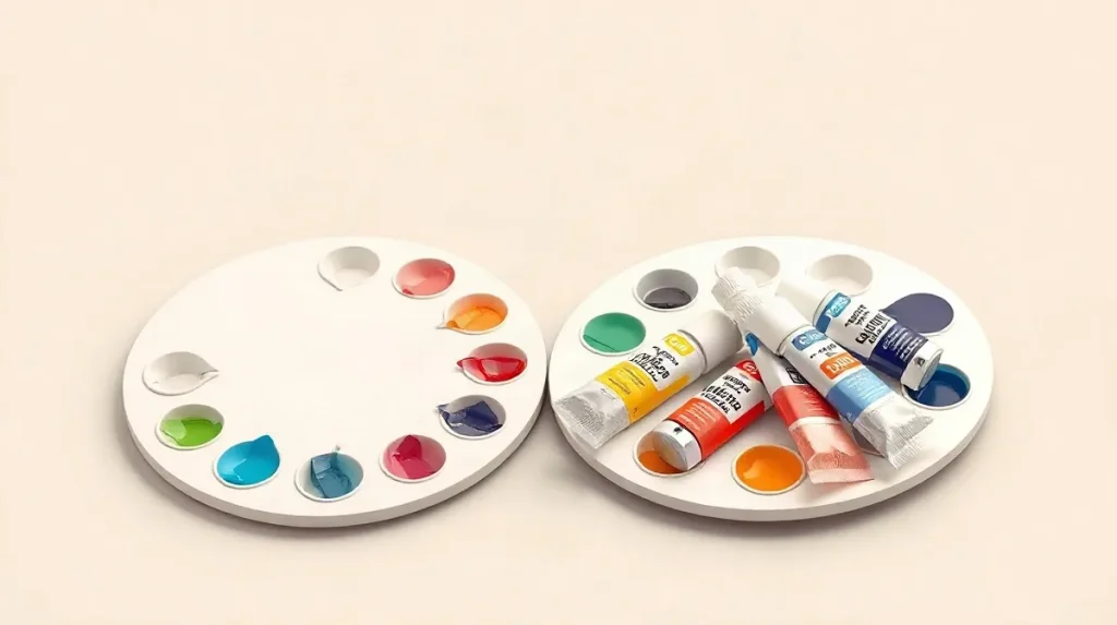Hero illustration for the article “What Gouache Is and Why Artists Choose It for Matte Vibrance”