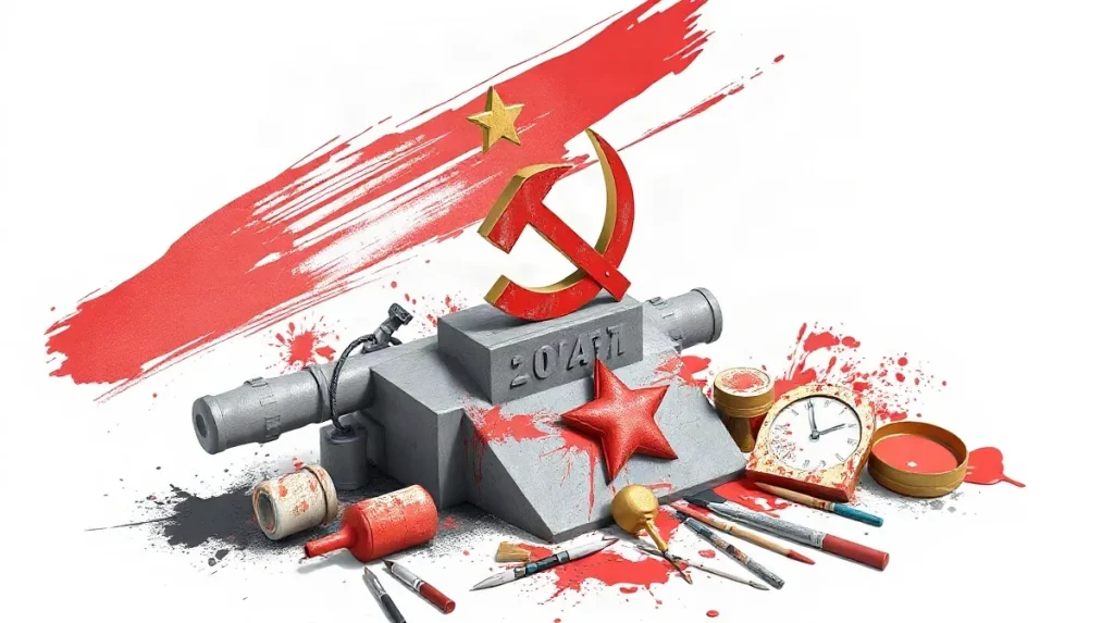 Hero illustration for the article “Postwar Soviet Nonconformists: Art as Defiant Legacy”