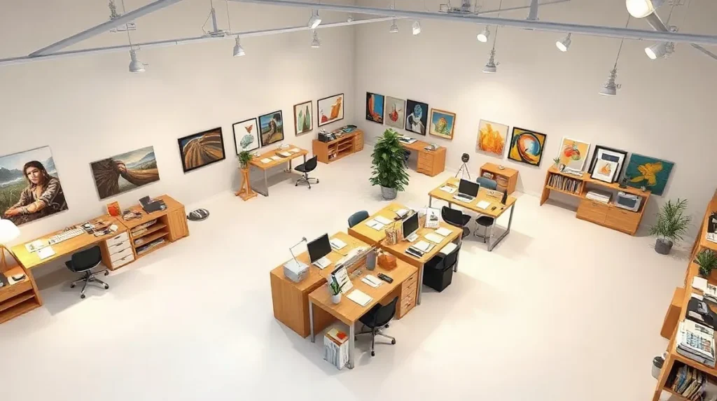 Hero illustration for the article “How a Nonprofit Art Foundation Operates: Structure & Impact”