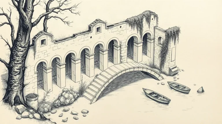 Hero illustration for the article “Unknown Canaletto Drawing Heads to Auction”